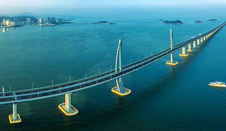 China's Greater Bay Area, Connected Via a 35 mile long bridge