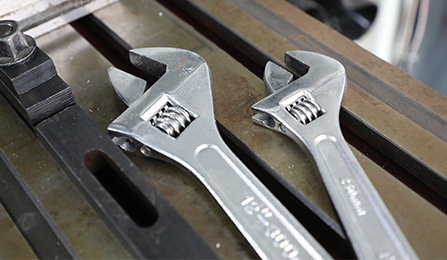 two wrenches side by side
